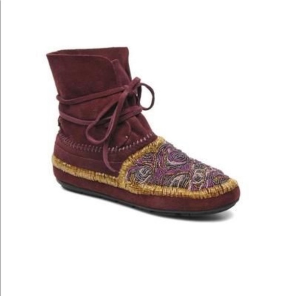 House of Harlow | Mallory Beaded Moccasin Bootie - Picture 2 of 8